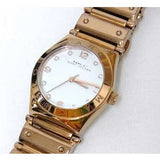 Marc Jacobs Amy White Dial Gold Steel Strap Watch for Women - MBM8519