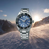 Seiko Prospex Automatic 1965 Dive 55th Anniversary Limited Edtion Blue Dial Silver Steel Strap Watch For Men - SPB149J1