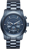 Michael Kors MK8538 Runway Chronograph Men's Watch – Blue Dial & Blue Steel Strap