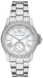 Michael Kors MK7403 Everest Three-Hand Quartz Women's Watch – Silver Dial & Silver Steel Strap