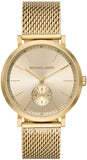 Michael Kors MK8741 Irving Quartz Men's Watch – Gold Dial & Gold Mesh Strap