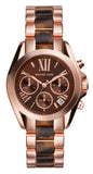 Michael Kors MK5944 Bradshaw Chronograph Women's Watch – Brown Dial & Two-Tone Steel Bracelet