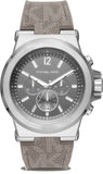 Michael Kors MK8935 Dylan Chronograph Men's Watch – Grey Dial & Grey PVC Strap