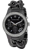 Michael Kors MK5388 Ceramic Quartz Women's Watch – Black Dial & Black Steel Bracelet