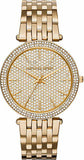 Michael Kors MK3438 Darci Quartz Women's Watch – Gold Dial & Gold Steel Bracelet