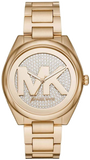 Michael Kors MK7088 Janelle Quartz Women's Watch – Gold Dial & Gold Steel Strap
