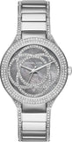 Michael Kors MK3480 Kerry Quartz Women's Watch – Mother of Pearl Dial & Silver Strap