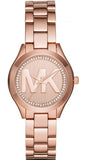 Michael Kors MK3549 Slim Runway Quartz Women's Watch – Rose Gold Dial & Rose Gold Steel Bracelet