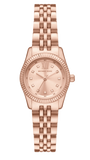 Michael Kors MK4739 Lexington Three-Hand Quartz Women's Watch – Rose Gold Dial & Rose Gold Steel Strap