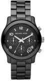 Michael Kors MK5162 Runway Quartz Women's Watch – Black Ceramic Dial & Black Steel Bracelet