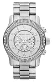 Michael Kors MK5574 Runway Chronograph Quartz Women's Watch – Silver Dial & Silver Steel Strap
