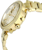 Michael Kors Parker Gold Dial Gold Steel Strap Watch for Women - MK5856