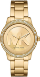 Michael Kors MK6879 Tibby Three-Hand Women's Watch – Gold Dial & Gold Steel Bracelet