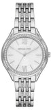 Michael Kors MK7075 Mindy Three-Hand Quartz Women's Watch – White Dial & Silver Steel Strap