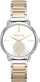 Michael Kors MK3679 Quartz Women's Watch – Silver Dial & Two-Tone Steel Bracelet