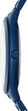 Michael Kors Slim Runway Quartz Blue Dial Blue Steel Strap Watch For Women - MK4503