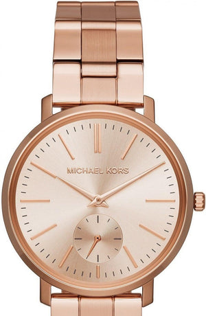 Michael Kors Jaryn Quartz Rose Gold Dial Rose Gold Steel Strap Watch For Women - MK3501