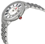 Michele Serein Mother of Pearl Dial Silver Steel Strap Watch for Women - MWW21B000009