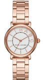 Marc Jacobs MJ3527 Roxy Quartz Women's Watch – White Dial & Rose Gold Steel Strap