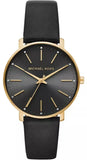 Michael Kors MK2747 Pyper Quartz Women's Watch – Black Dial & Black Leather Strap