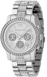 Michael Kors MK5108 Bradshaw Chronograph Quartz Women's Watch – Silver Dial & Silver Steel Bracelet