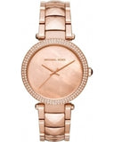 Michael Kors MK6426 Parker Women's Watch – Rose Gold Dial with Diamonds & Rose Gold Steel Bracelet