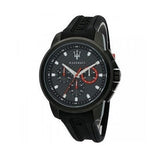 Maserati SFIDA Chronograph Quartz Stainless Steel Black Dial Watch For Men - R8851123007