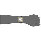Marc Jacobs MJ1437 Vic Quartz Women's Watch – Silver Dial & Black Leather Strap
