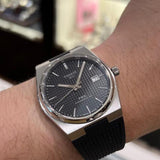 Tissot T137.407.17.051.00 PRX Powermatic 80 Men's Watch – Black Dial & Black Rubber Strap