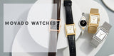 Movado Heritage Mother of Pearl White Dial Black Leather Strap Watch For Women - 3650050