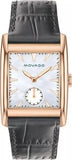 Movado 3650051 Heritage Women's Watch – Mother of Pearl White Dial & Grey Leather Strap
