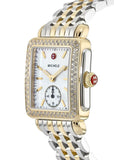 Michele Deco Silver Dial Two Tone Steel Strap Watch For Women - MWW06V000023