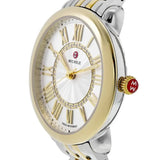 Michele Serein Silver Dial Two Tone Steel Strap Watch for Women - MWW21B000015