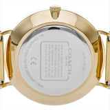 Coach Perry Silver Dial Gold Mesh Bracelet Watch for Women - 14503385