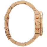 Nixon 42-20 Chrono Rose Gold Dial Rose Gold Steel Strap Watch for Men - A037-897