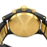 Nixon 51-30 Chrono Black Dial Two Tone Steel Strap Watch for Men - A083-595