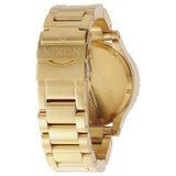 Nixon 42-20 Chrono Gold Dial Gold Steel Strap Watch for Men - A037-502