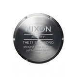 Nixon 51-30 Chronograph Black Dial Brown Leather Strap Watch for Men - A124-019