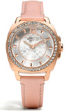 Coach Boyfriend 14503151 Women's Watch – Mother of Pearl White Dial with Pink Leather Strap