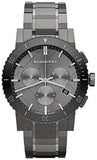 Burberry The City Men's Watch BU9381 with Grey Dial & Gunmetal Grey Steel Strap