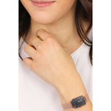 Daniel Wellington DW00100432 Quadro Melrose Women's Watch – Black Dial & Rose Gold Mesh Bracelet