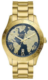Michael Kors MK6243 Layton Quartz Women's Watch – Pave Blue Dial & Gold Steel Bracelet