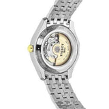 Tissot T Classic T One Automatic Silver Dial Two Tone Steel Strap Watch For Men - T038.430.22.037.00