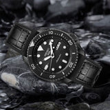 Seiko 5 Sports SRPD65K3 Automatic Men's Watch – Black Dial & Black Silicone Strap