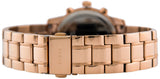 Guess Mini Sunrise Chronograph Quartz Rose Gold Dial Rose Gold Steel Strap Watch For Women - W0448L3