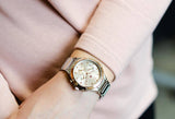 Tommy Hilfiger Eve Chronograph Quartz Pink Dial Silver Steel Strap Watch For Women - 1782279