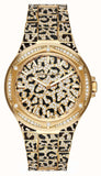 Michael Kors MK7284 Lennox Three-Hand Women's Watch – Gold Dial & Two-Tone Steel Strap with Crystals