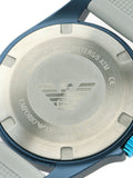 Emporio Armani Sigma Analog Orange Dial Grey Silicone Strap Watch For Men - AR11218