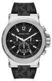 Michael Kors MK8903 Dylan Chronograph Men's Watch – Black Dial & Black Rubber Strap