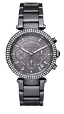 Michael Kors MK6265 Parker Chronograph Quartz Women's Watch – Grey Dial & Grey Steel Strap